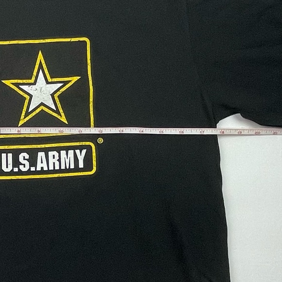 Vintage 2000s Army Strong Military USA BLACK T SHIRT - Picture 8 of 8